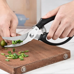 Nâng Cấp Nhiệm Vụ Nặng Nề Thép Không Gỉ Nhà Bếp Kéo Đa Năng Siêu Sắc Nét Chuyên Nghiệp Gia Cầm Kéo Thịt Gà Kéo - Product Image 5