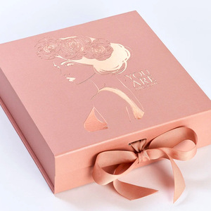 Recyclable Glossy Laminated <b>Magnetic</b> Closure Customizable Shape Rigid Cardboard <b>Boxes</b> with Custom Logo for Gift Packaging - Product Image 4