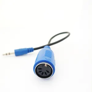 Oem Merk 3.5Mm Audio Jack Recht 90 Schuin Naar Midi 5pin Din Mannelijke Vrouwelijke Adapter Kabel