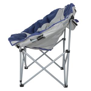 เก้าอี้จานรองทรงในร่มทำจากโลหะพับได้สวมใส่สบายสำหรับตั้งแคมป์ - Product Image 4