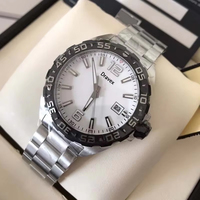 Montre mécanique pour homme TAGT la plus vendue, 43 mm, verre saphir, aiguilles lumineuses, étanche, acier inoxydable, montre de sport simple
