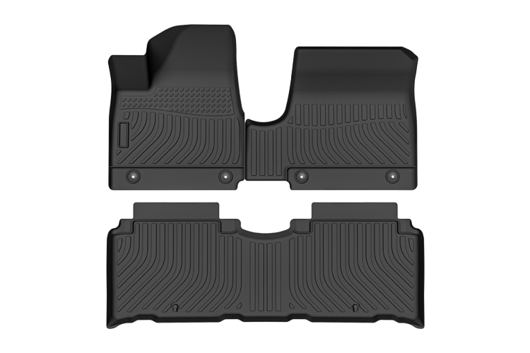 Tappetini Auto KELCSEECS Per Nissan Kicks 2024-2018 – TPE Stampato – Set Completo - 3