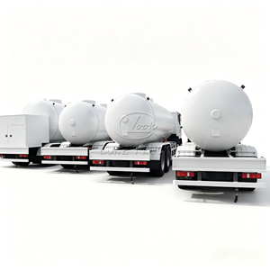 รถบรรทุกขนส่งก๊าซเหลว Sinotruk ได้รับการรับรองมาตรฐาน ASME ADR CE ถังบรรจุก๊าซเหลวแรงดันสูง - Product Image 6