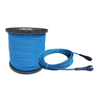 Kabel Deteksi Kebocoran Air TCP 4-Core Biru dengan Sensor Alarm Strobo GOLDKOON GDL4B Aplikasi Tuya Bersertifikasi CE/FCC/RoHS