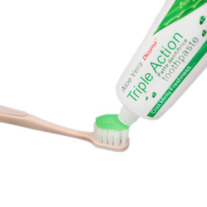 Soins bucco-dentaires sur mesure Dentifrices blanchissants pour les dents Blanchiment des dents biologique Ajoutez votre logo Dentifrice à l'aloe vera - Product Image 2
