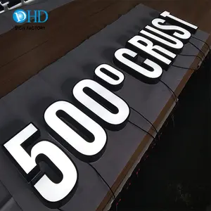 Outdoor Advertising Led Channel Letters Sign Front Lit Acrylic 3D Light Words