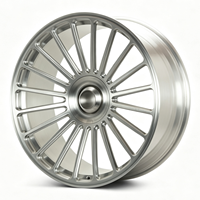Rines de Aleación Forjados Personalizados SL de 18~26 Pulgadas, 22x9.5, 23x10, 24x10, 5x112, 5x120, Plateados, Multirradio, Compatibles con Benz y Range Rover Sport