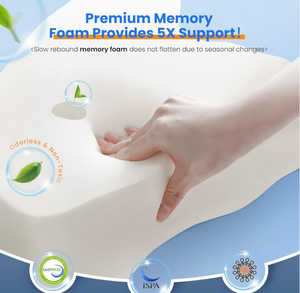 Oreillers en forme de papillon en gros, en stock, pour l'exportation, oreillers spéciaux à récupération lente et protection des vertèbres cervicales - Product Image 5