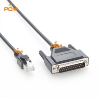 Câble série auxiliaire RJ45 vers DB25 D-Sub 6 pieds compatible Cisco CAB-CONAUX 74-3094-01 pour routeurs Cisco