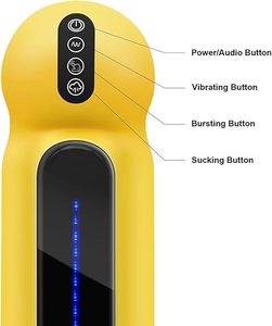 Minion Grosir Pria Cerdas dengan Getaran Ganda untuk Stimulasi Penis Vibrator Otomatis Masturbator untuk Pria - Product Image 6