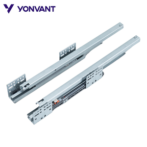 40KG Office 3 Fold Double Wall Drawer Side Panel 2D Adjustable Soft Closing Metal <strong>Box</strong> Drawer <strong>Slide</strong> Elegant Rail <strong>Box</strong> Slim System - Product Image 1