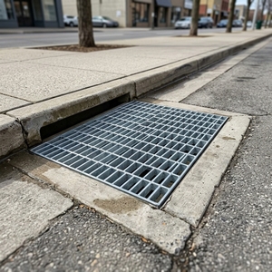 Grille en <span class=keywords><strong>acier</strong></span> <span class=keywords><strong>galvanisé</strong></span> 30x3 à prix d'usine pour usage extérieur, idéale pour les jardins, les routes et les allées. - Product Image 1