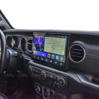 Autoradio Android Gerllish pour Jeep Wrangler JL 2018-2021, lecteur de navigation GPS avec CarPlay sans fil intégré, DSP, WiFi, point d'accès