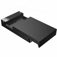 Case per Disco Rigido Esterno USB3.0 da 3,5 Pollici con Luci LED Bicolore