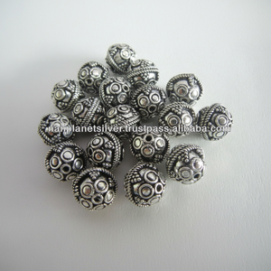 Cuentas BALI de plata de ley - Product Image 1