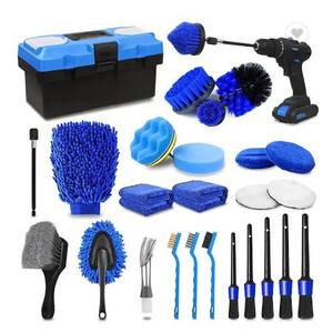 27-delige draagbare elektrische boorborstel voor autoverzorging, washandschoenen, luchtuitlaat - Product Image 3