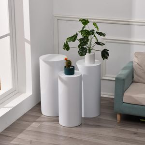 Base de Cilindro Metálica Moderna para Decoración de Bodas y Fiestas, Pedestal Ecológico para Exhibición de Postres - Product Image 4