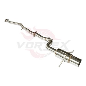 Échappement en acier inoxydable Vortex pour Subaru Impreza WRX GD STI Catback Performance Straight Pipe Muffler - Product Image 2