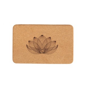 Bloques de <span class=keywords><strong>Yoga</strong></span> de Corcho Natural Orgánico 100% de Alta Densidad y Madera Gruesa con Logotipo Personalizado - Product Image 1