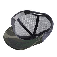 Casquettes de sport avec logo brodé 6 panneaux OEM personnalisées d'usine Casquette de camionneur Old School Duck Camo Casquette en maille Casquette de camionneur classique