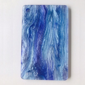 Galactic Fantasy Blue Purple Cast Feuille acrylique pour formage sous vide Feuille acrylique irisée de 3mm - Product Image 3