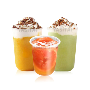 <span class=keywords><strong>transparente</strong></span> leche helado <span class=keywords><strong>de</strong></span> té <span class=keywords><strong>de</strong></span> jugo <span class=keywords><strong>de</strong></span> fruta en forma <span class=keywords><strong>de</strong></span> U <span class=keywords><strong>de</strong></span> logotipo personalizado <span class=keywords><strong>de</strong></span> 12 oz <span class=keywords><strong>taza</strong></span> <span class=keywords><strong>de</strong></span> plástico - Product Image 2