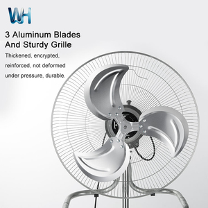 Ventilateur électrique sur pied mécanique 3-en-1 avec pales métalliques de 18 pouces et 50W, grand flux d'air - Product Image 6