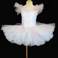 Costume de ballet, costumes de danse pour filles, vêtements de scène pour enfants, robe de princesse, tenue de fête romantique, costumes latins pour enfants