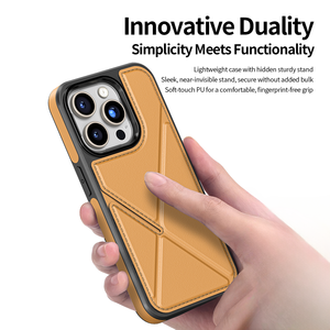 Phong cách kinh doanh PU Leather Wallet Cover quay lại trường hợp điện thoại cho <span class=keywords><strong>Iphone</strong></span> 17 Pro max17 16 14 Pro 14 15 Pro Max - Product Image 1