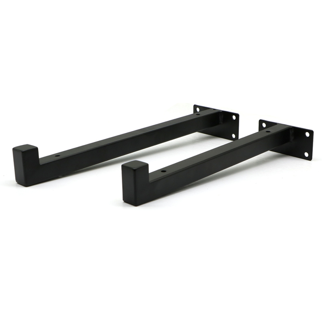 Modern Heavy-Duty Floating Shelf Bracket Spring-Loaded Metal Wall Standards for Dining for Living Room & Bedroom Wall Mount