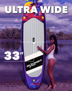 لوح تزلج مزدوج الطبقة مجداف الوقوف لوح تزلج قابل للنفخ غرزة قطرة سوب الوقوف مجداف لوح تصفح لهواة ركوب الأمواج - Product Image 2