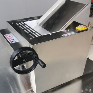 Machine à étaler la pâte à croissant de comptoir, laminatrice à pâte <span class=keywords><strong>feuilletée</strong></span> avec bande transporteuse en option - Product Image 5
