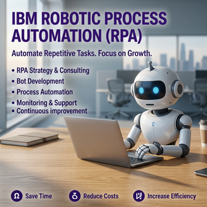 Consultation sur la stratégie d'automatisation des processus robotisés (RPA) d'IBM, développement de robots, automatisation des processus, surveillance et support pour les entreprises - Product Image 1