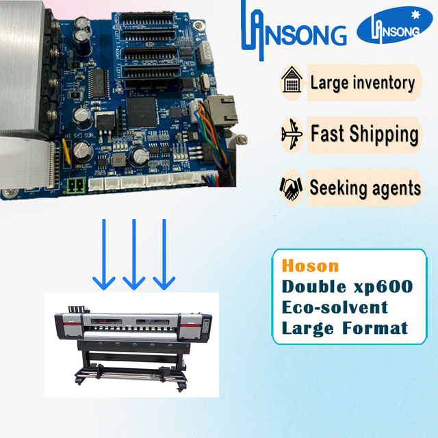 High Precision Premium Xp600 Main Head Board Motherboard 2Pcs/3Pcs Set for Dtf Uv Large Format Printers With High Speed Printing