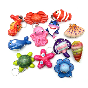 Giocattoli Sensoriali a Forma di Animali Marini in Schiuma PU a Lenta Risalita, Portachiavi <span class=keywords><strong>per</strong></span> Divertimento e Riduzione dello Stress, Ideali come Regalo o <span class=keywords><strong>per</strong></span> Promozioni - Product Image 6