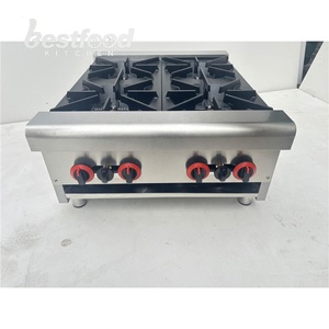 Cuisinière à gaz naturel portable industrielle pour intérieur, cuisinière à gaz robuste à 4 brûleurs pour cuisine commerciale - Product Image 4
