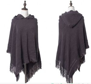 Cashmere Shawl Cashmere <b>Poncho</b> Cape Shawl High Quality Knitted Multi Colors Acrylic Ladies <b>Women</b> Adult Winter Fashion 5-7days - Product Image 3