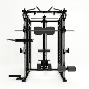 Máquina de Gimnasio Multifuncional Combo Rack <span class=keywords><strong>Multipower</strong></span> Smith Compact Lat Pull Down Cable Machine, Equipo de Ejercicio Todo en Uno para Gimnasio en Casa - Product Image 3