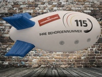 Pilote publicitaire volant en PVC hélium, ballon dirigeable gonflable de 3m/4m/5m/6m/8m/10m de long avec impression à vendre