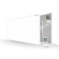 Technologie d'élément chauffant en cristal de carbone, montage mural, C060 600W, infrarouge lointain, thermostat numérique LED, panneaux chauffants pour pièce