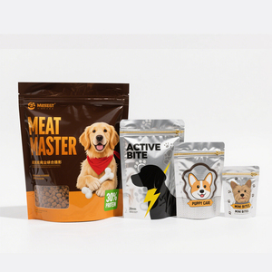 <span class=keywords><strong>Bolsa</strong></span> con Cierre Zip Personalizada, Reciclable, de Gran Capacidad, Base Plana, Grado Alimenticio, para Envasado de Alimentos para Mascotas, a Prueba de Humedad, para Sushi - Product Image 4