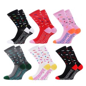 High Quality <b>Soft</b> Colorful Cycling Character Print Crew Custom logo Sport Man <b>Socks</b> - Product Image 1