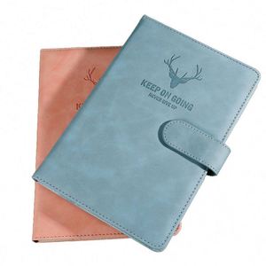 Wholesale A5 Hardcover Leather <b>Notebooks</b> for School Cheap Customized Promotion with Magnetic Gift - Product Image 1