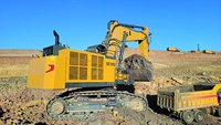 XE1350 Excavatrice sur chenilles robuste de 130 tonnes, 567 kW, godet de 8 m³, garantie 1 an avec attache rapide, grande capacité