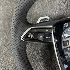 Volante de Fibra de Carbono Forjado con LED para <span class=keywords><strong>Interior</strong></span> de Automóvil, para <span class=keywords><strong>Audi</strong></span> RS RS3 RS7 R8 RS8 A3 A4 A5 A7 <span class=keywords><strong>B7</strong></span> Q7 Q8 Sq8 S6 S7 - Product Image 4