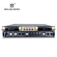Amplificateur de sonorisation professionnel Roland Crown R41500 à alimentation PFC métallique 1U haute puissance pour enceintes line array - Meilleures ventes