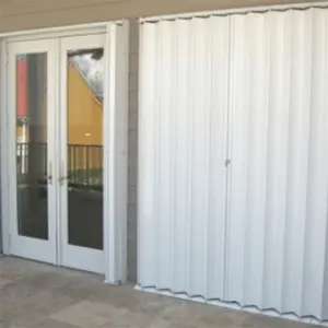 Toma-hurricane Shutters Aluminium Accordion Folding Shutters untuk Jendela dan Pintu Luar