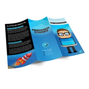 A5 A4 opuscolo pubblicitario personalizzato opuscolo catalogo Poster pieghevole volantini <span class=keywords><strong>stampa</strong></span> - Product Image 3