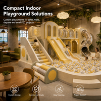 Área de Juegos Infantil con Bloques de Espuma Naranja, Certificación CE, TUV, ISO 9001, Entrega Llave en Mano, Mini Tobogán, Piscina de Pelotas, Proyecto de Museo