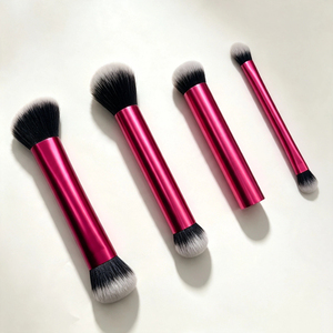 YRX 4pieces Makeup And Face Beauty Set Full Aluminium Handles Set of 4 Makeup Brushes Multipurpose Mini Brush Makeup - Product Image 4
